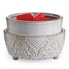Candle Warmers Etc. Vintage White 2-in-1 Classic Fragrance Warmer product image