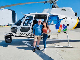 Emergency responders at the scene of the NBC news helicopter crash in Chatsworth Los Angeles September 2026