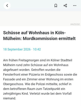 Koeln Muelheim Schuesse 2026