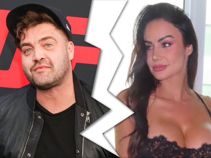 Catalina White and CT Tamburello pictured together in coverage of their ongoing divorce; photo composite via TMZ