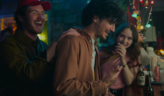 Below Netflix cast in a first-look image for the family-centered coastal thriller