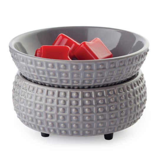Candle Warmers Etc. Slate 2-in-1 fragrance warmer, a budget-friendly electric candle and wax melt warmer