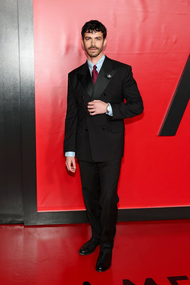 Joey Pollari as Ben at American Horror Story Season 13 premiere red carpet