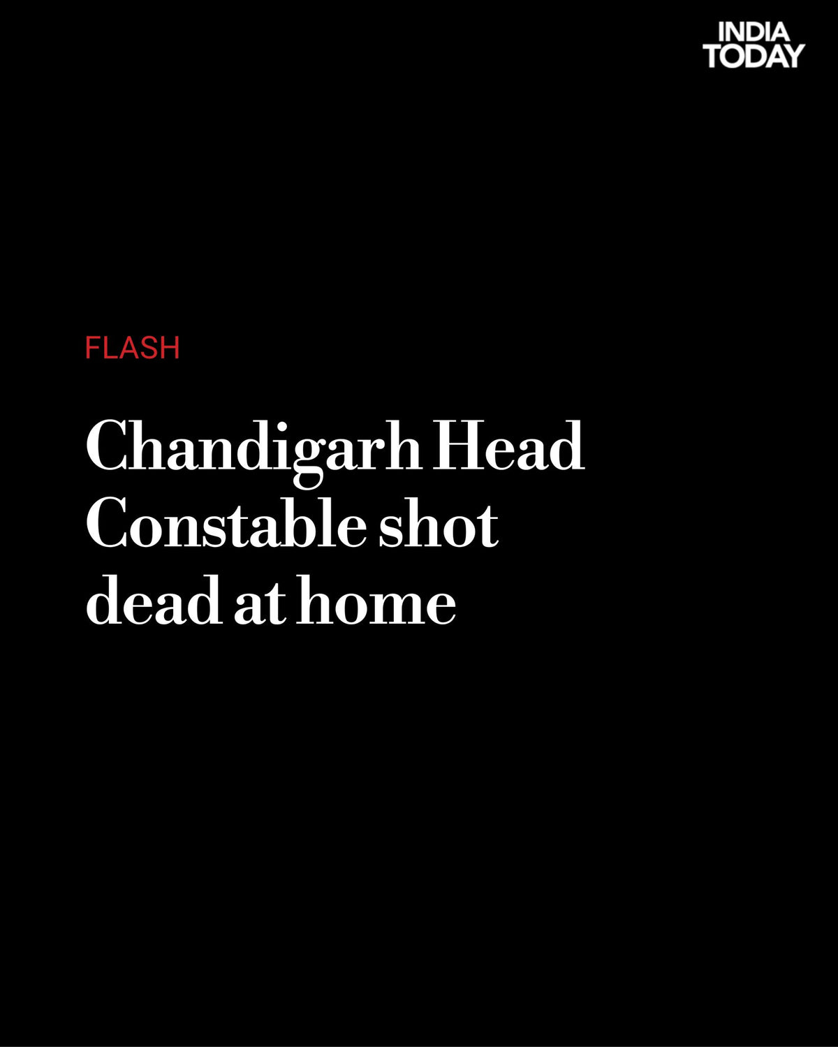 चंडीगढ़ सेक्टर-22: हेड कांस्टेबल नितिन क — @IndiaToday