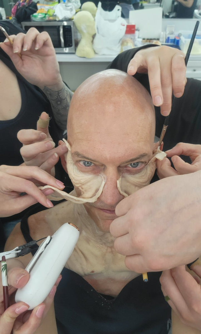 Fedor Steer Mr. Nas makeup process American Horror Story Season 13