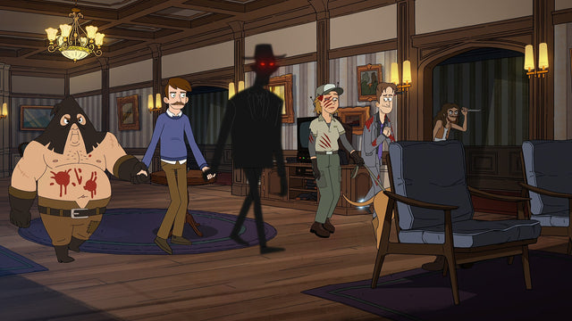 Haunted Hotel animated scene featuring a supernatural guest inside the Undervale hotel