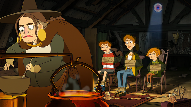 Haunted Hotel Season 2 animated still illustrating the Undervale Hotel's supernatural atmosphere