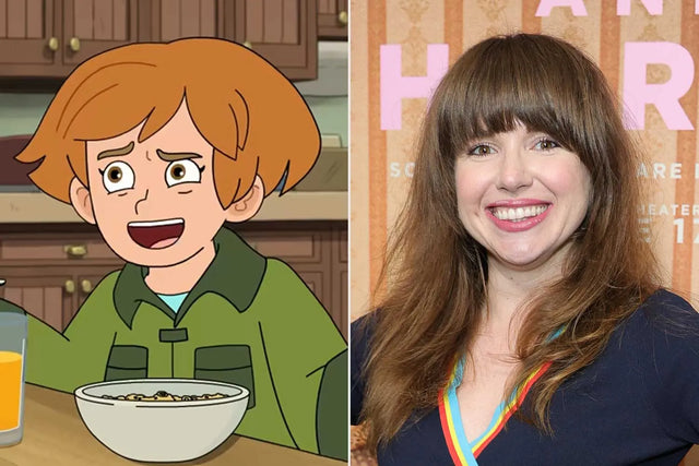 Natalie Palamides, voice of Esther, in the Haunted Hotel cast guide