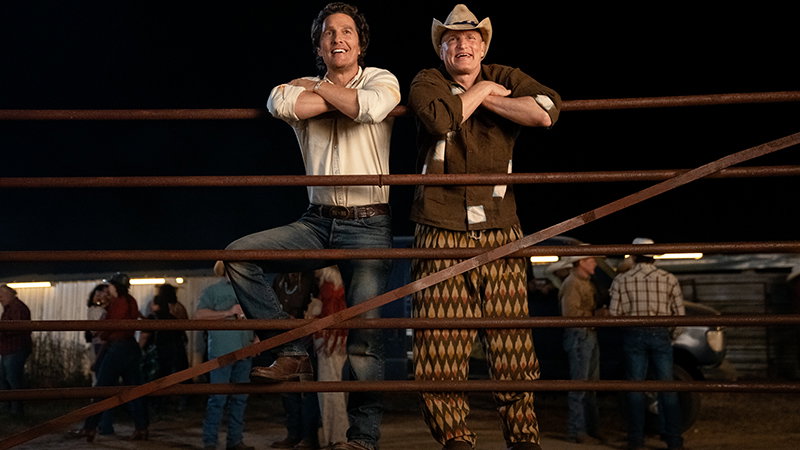 Matthew McConaughey and Woody Harrelson in Brothers trailer still