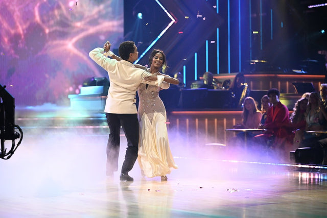 Ciara Miller and Brandon Armstrong performing foxtrot on Dancing with the Stars Season 35 premiere September 2026 after Summer House scandal