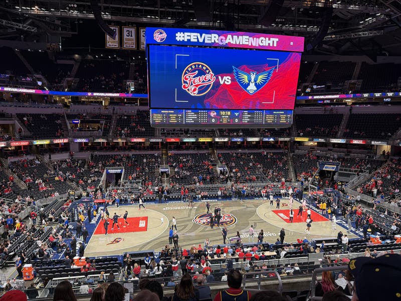 Gainbridge Fieldhouse and Indiana Fever game venue
