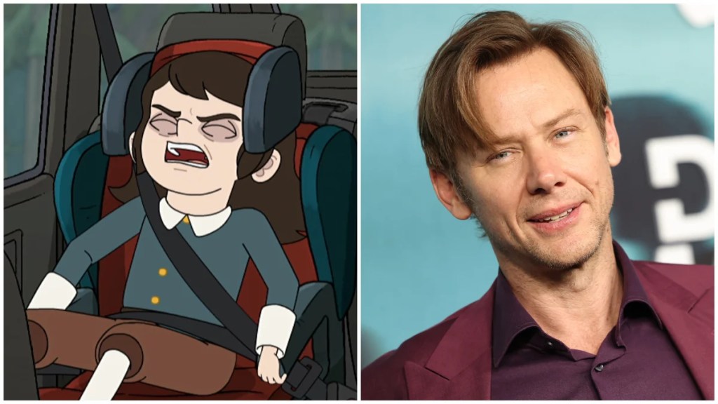 Jimmi Simpson, voice of Abaddon, in Haunted Hotel episode 10 The Acolytes of Abaddon guide