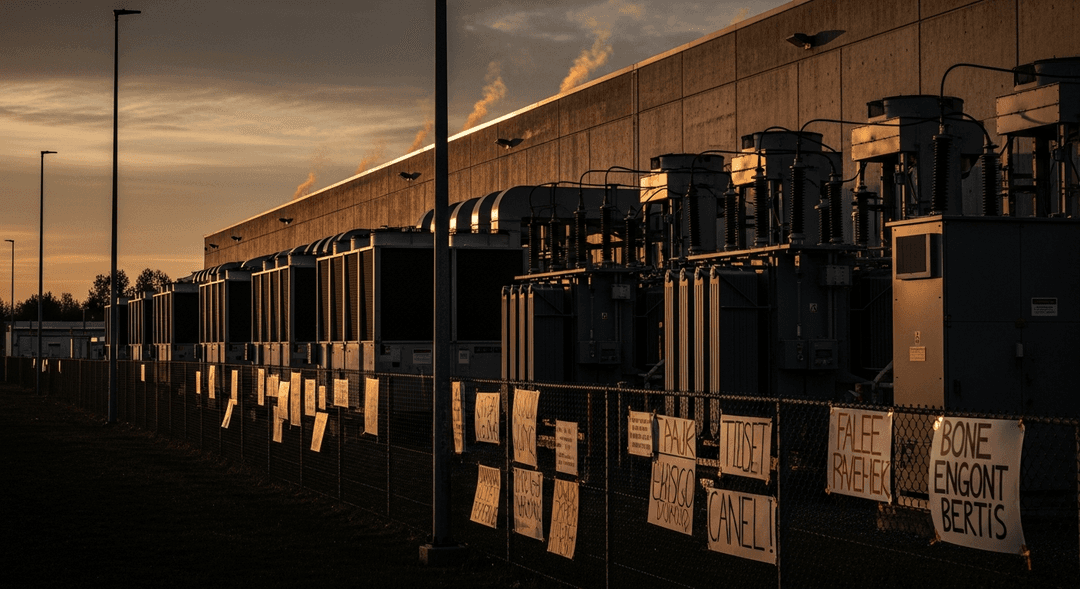 AI data center infrastructure and local opposition