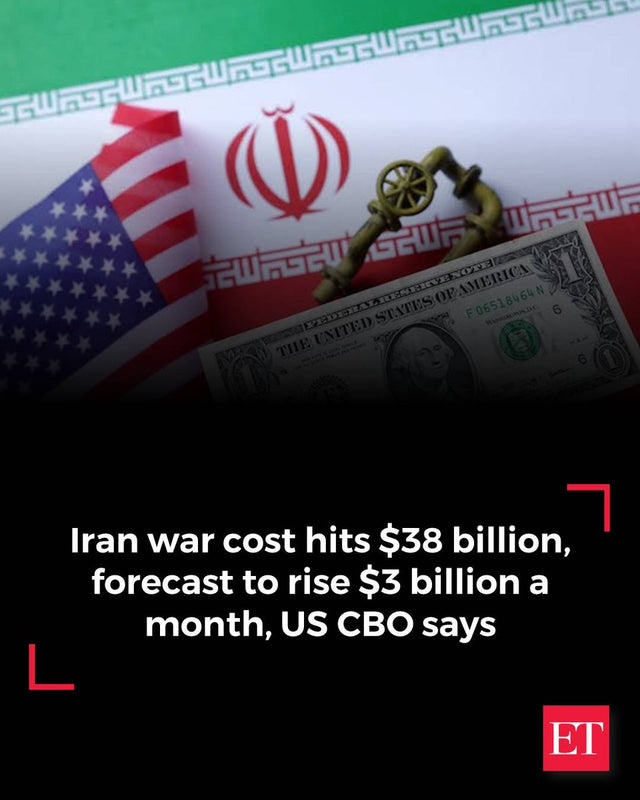 Iran war costs United States more than 38 billion dollars CBO report September 2026