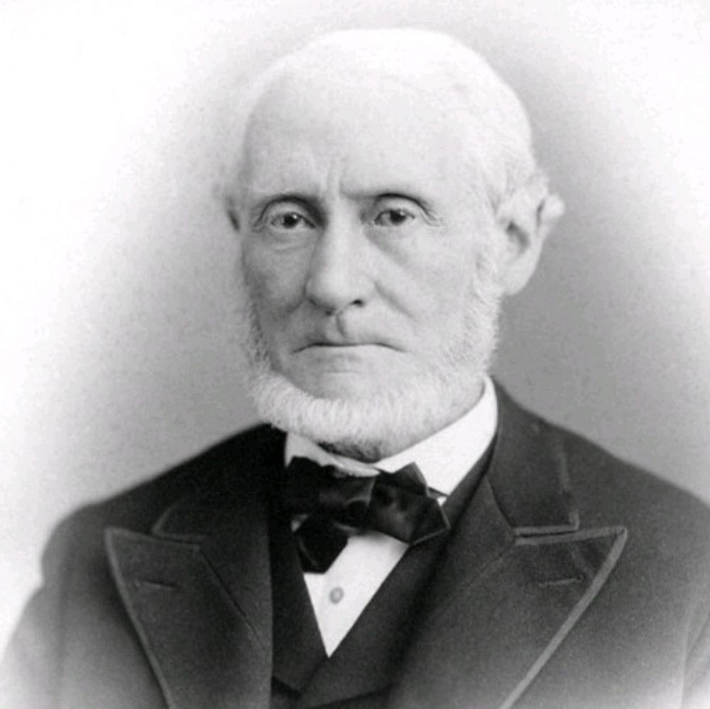 Historical portrait of Andrew Borden, father of Lizzie Borden