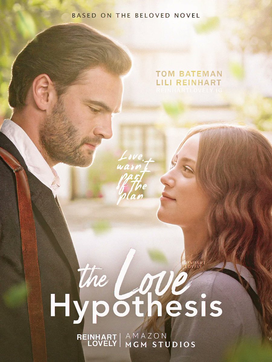 Tom Bateman and Lili Reinhart in The Love Hypothesis