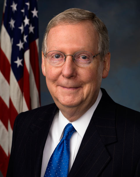 Official U.S. Senate portrait of Senator Mitch McConnell