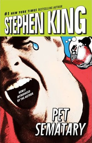 Stephen King's Pet Sematary paperback cover edition, used to illustrate the novel's separate fictional story