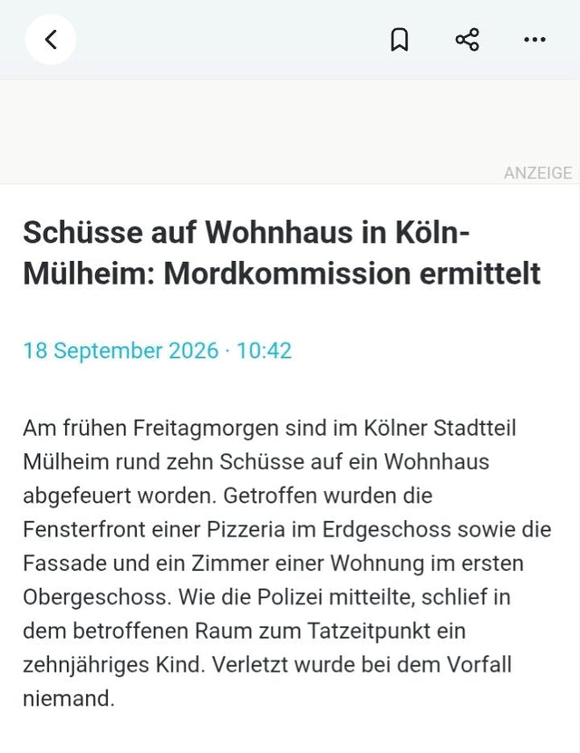 Koeln Muelheim Schuesse 2026