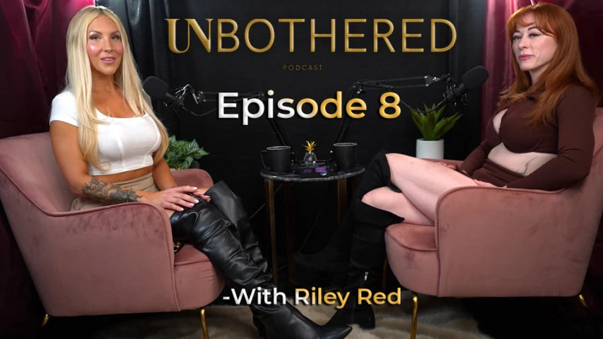 Sarah Harlow on the Unbothered podcast with guest Riley Red