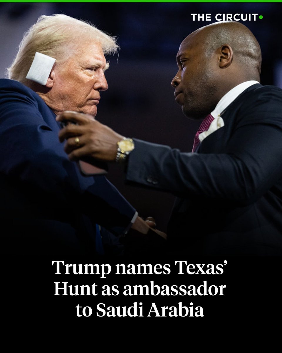 President Trump nominates Texas Rep Wesley Hunt as US ambassador to Saudi Arabia 2026