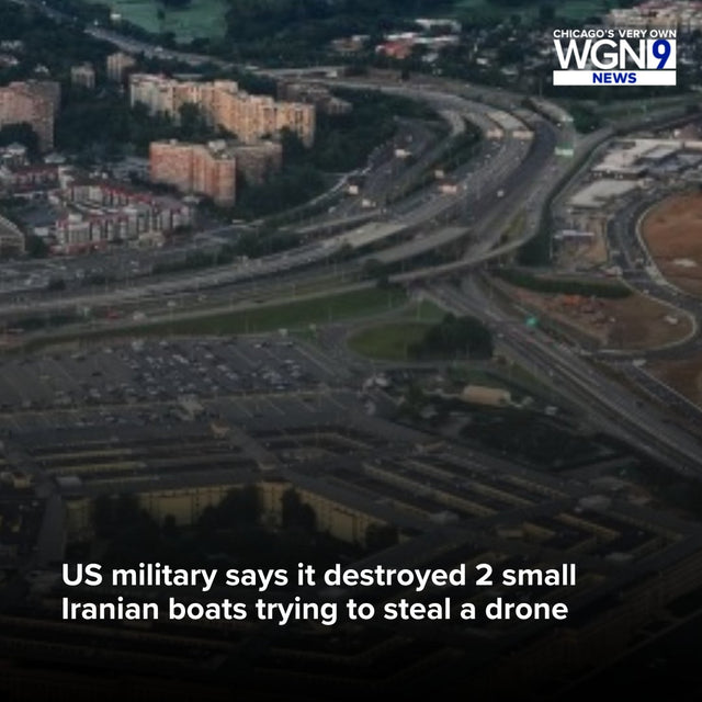 US military destroys Iranian boats trying to seize Navy drone near Strait of Hormuz 2026