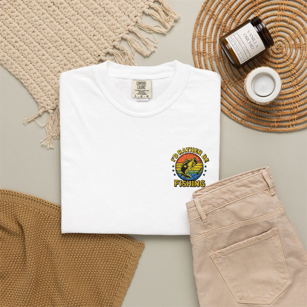 Sunflower Smiley Tee — "Good Vibes" Graphic T-Shirt