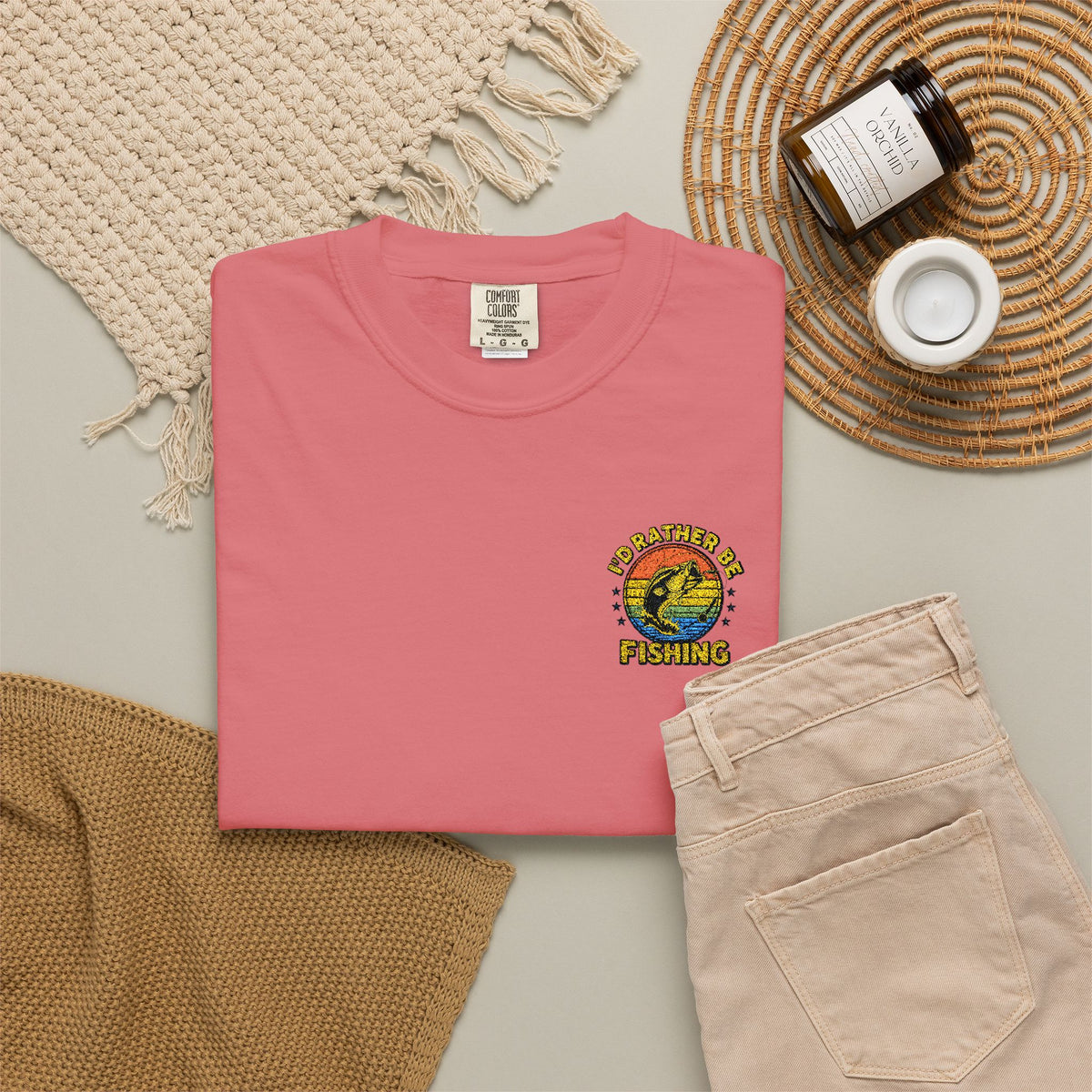 Sunflower Smiley Tee — "Good Vibes" Graphic T-Shirt