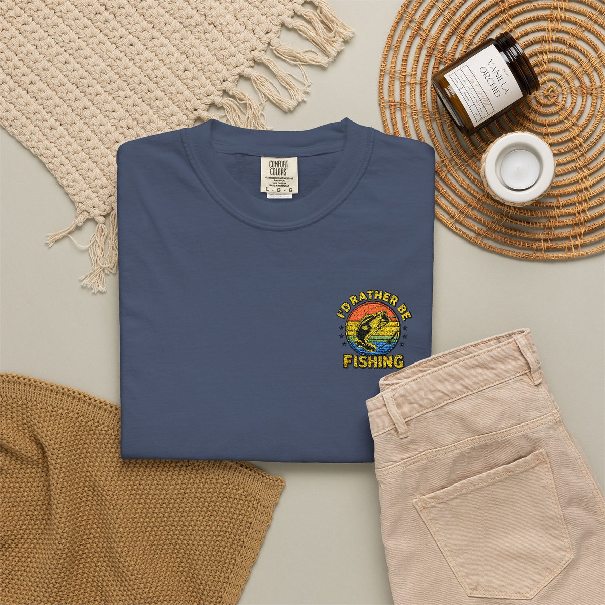 Sunflower Smiley Tee — "Good Vibes" Graphic T-Shirt