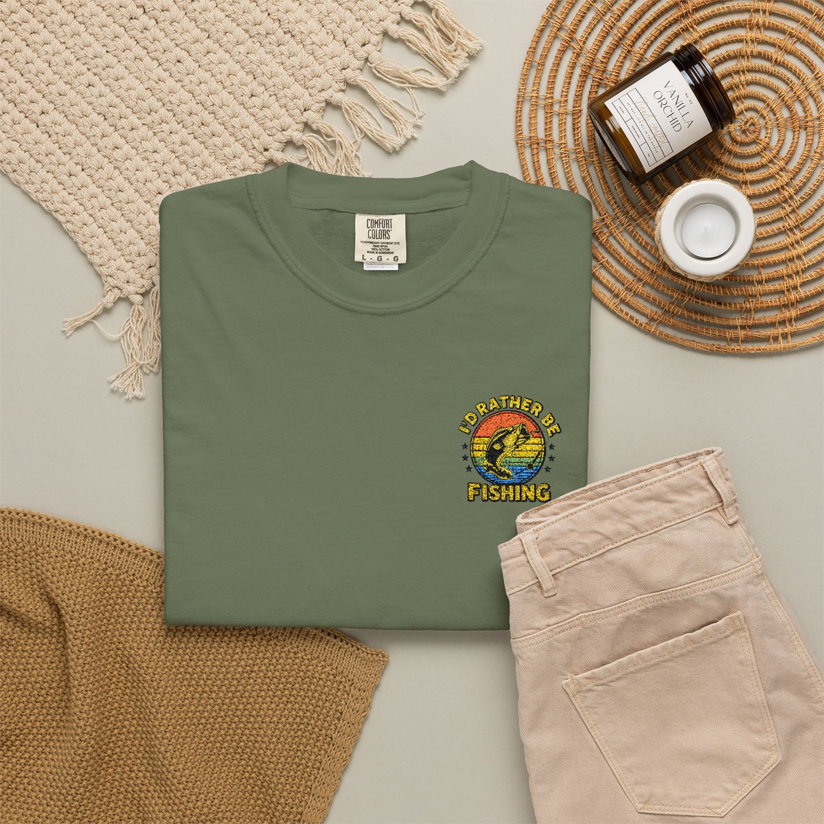 Sunflower Smiley Tee — "Good Vibes" Graphic T-Shirt