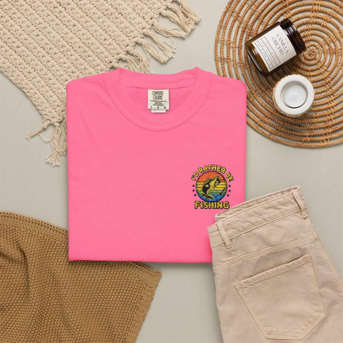Sunflower Smiley Tee — "Good Vibes" Graphic T-Shirt